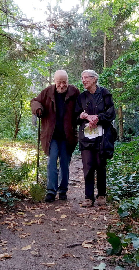 Andrée & Michel Hirlet en septembre 2019 au jardin Albert Khan