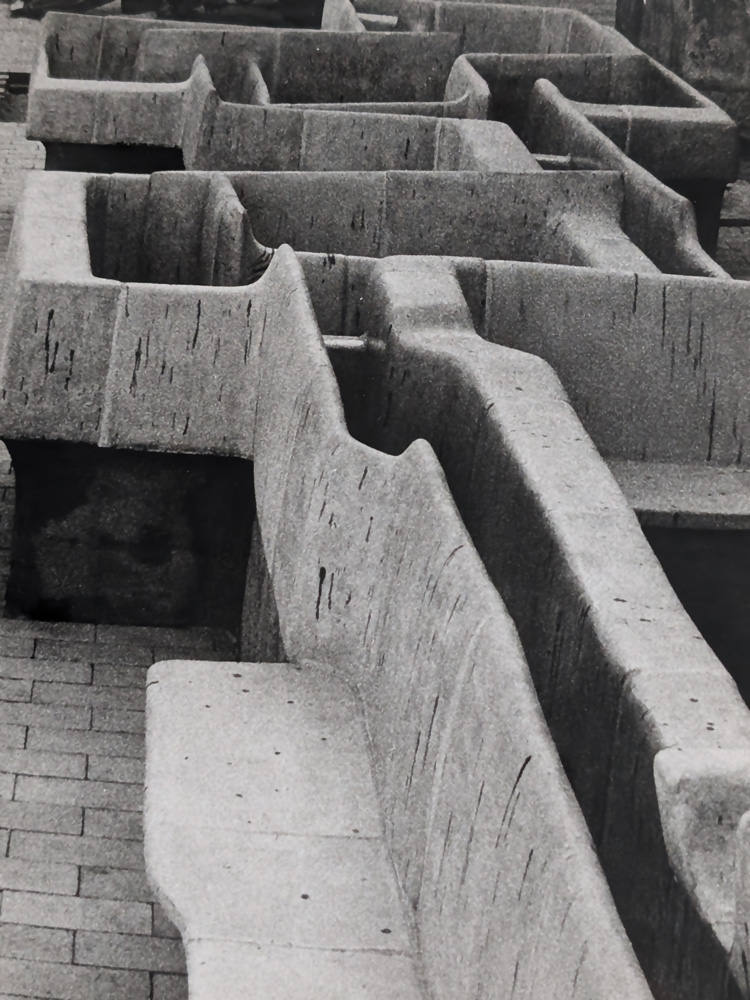 Labyrinthe d'eau à Saintes, Andrée & Michel Hirlet