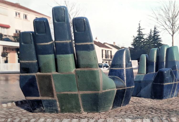 Les mains à Villepreux, Andrée & Michel Hirlet